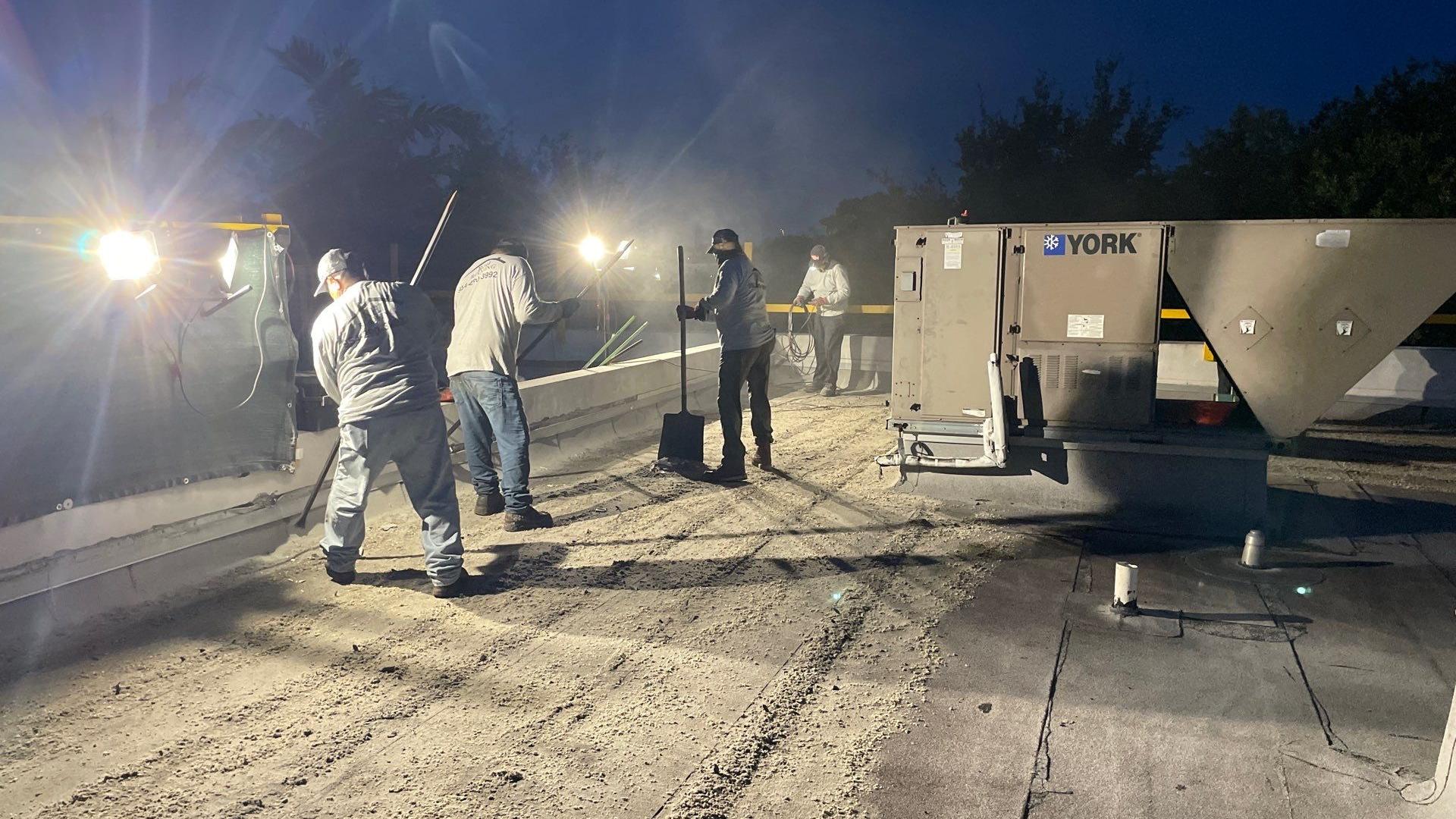 YWCA School Miami Gardens night install